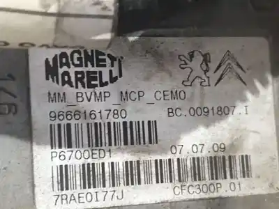 Peça sobressalente para automóvel em segunda mão caixa de velocidades por citroen c4 picasso i monospace (ud_) 1.6 hdi referências oem iam 20ds50  