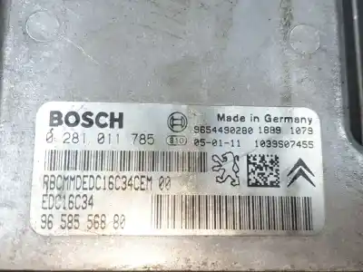 Second-hand car spare part ecu engine control for citroen c3 i (fc_, fn_) 1.4 hdi oem iam references 0281011785  