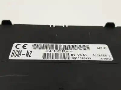 Second-hand car spare part electronic module for renault kangoo emotion oem iam references 284b15651r  