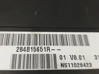 Second-hand car spare part electronic module for renault kangoo emotion oem iam references 284b15651r  