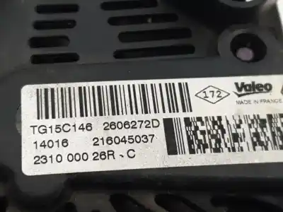 Peça sobressalente para automóvel em segunda mão alternador por renault kangoo emotion referências oem iam 231000026r  