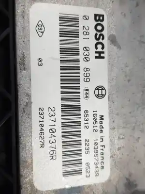 Автозапчастина б/у ебу контролер двигуна для renault kangoo emotion посилання на oem iam 237104376r 237104627r o281030899944