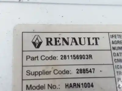 Second-hand car spare part audio system / radio cd for renault master iii autobús (jv) 2.3 dci 110 fwd (jv0r, jv0w) oem iam references 281156903r  
