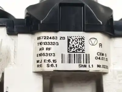 Автозапчастина б/у контроль опалення / кондиціонації для peugeot 208 i (ca_, cc_) 1.6 hdi посилання на oem iam 96722483zd  