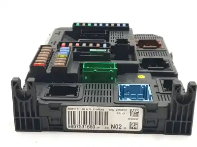 Second-hand car spare part fuse box unit for peugeot 208 i (ca_, cc_) 1.6 hdi oem iam references 9807531680