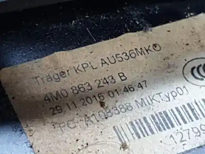 Автозапчастина б/у центральний подлокник для audi q7 (4mb, 4mg) sq7 quattro посилання на oem iam 4m0863243b  