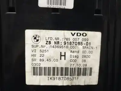 Second-hand car spare part dashboard for bmw 3 touring (e91) 330 d oem iam references 9187085  