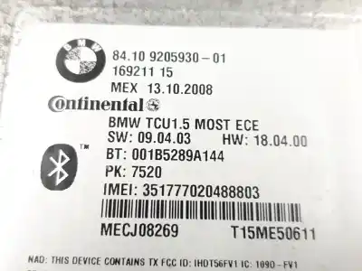 Second-hand car spare part electronic module for bmw 3 touring (e91) 330 d oem iam references 16921115  