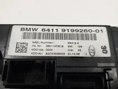 Peça sobressalente para automóvel em segunda mão comando de sofagem (chauffage / ar condicionado)  por bmw 3 touring (e91) 330 d referências oem iam 64119199260  