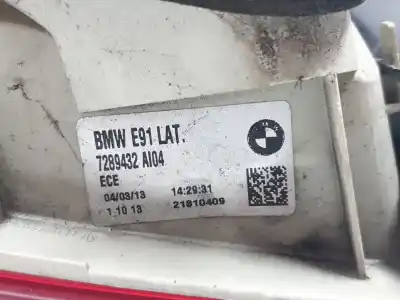 Second-hand car spare part right tailgate light for bmw 3 touring (e91) 330 d oem iam references 7289432  