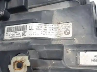 Second-hand car spare part left headlight for bmw 3 touring (e91) 330 d oem iam references 63127202589  