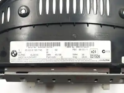 Second-hand car spare part multifunction display for bmw 3 touring (e91) 330 d oem iam references 65829193745  