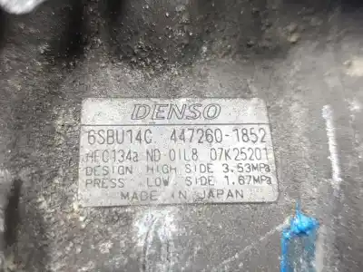 Peça sobressalente para automóvel em segunda mão compressor de ar condicionado a/a a/c por bmw 3 touring (e91) 330 d referências oem iam 4472601852  