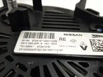 Pièce détachée automobile d'occasion alternateur pour renault captur i (j5_, h5_) 1.3 tce 130 (j5nj, j5ne) références oem iam 231005300r  