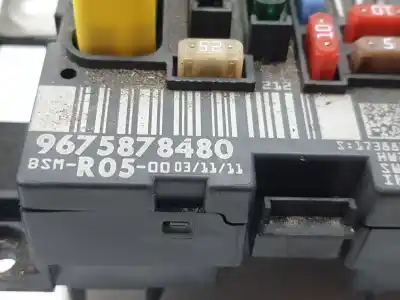 Second-hand car spare part fuse box unit for peugeot partner tepee 1.6 hdi 90 oem iam references 9675878480  