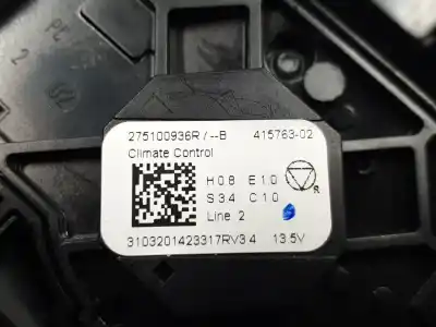 Автозапчастина б/у клімат-контроль для renault captur i (j5_, h5_) 1.3 tce 130 (j5nj, j5ne) посилання на oem iam 275100936r  