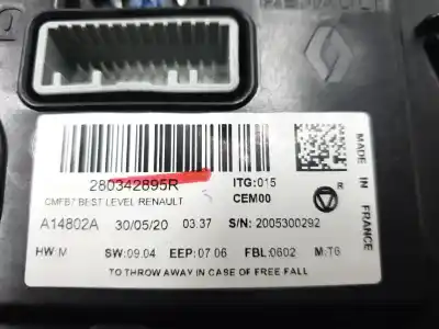 Tweedehands auto-onderdeel multifunctioneel display voor renault captur i (j5_, h5_) 1.3 tce 130 (j5nj, j5ne) oem iam-referenties 280342895r  