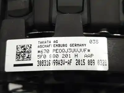 Second-hand car spare part airbag kit for seat leon st (5f8) 2.0 tdi oem iam references   