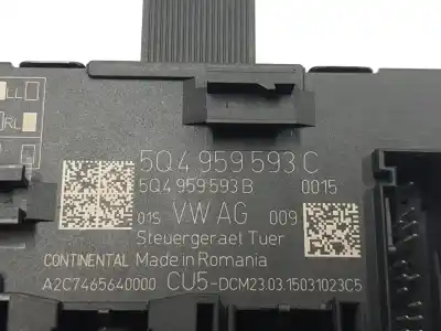 Second-hand car spare part electronic module for seat leon st (5f8) 2.0 tdi oem iam references 5q4959593c  