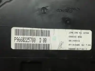 Peça sobressalente para automóvel em segunda mão quadrante por citroen c3 1.1 furio referências oem iam p9660225780  p9660225780