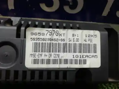 Second-hand car spare part multifunction display for citroen c3 1.1 furio oem iam references 96597970xt  96597970xt