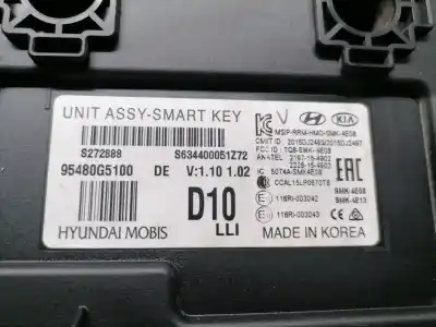 Second-hand car spare part electronic module for kia niro business oem iam references 95480g5100  95480g5100