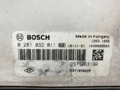 Second-hand car spare part ecu engine control for dacia sandero laureate oem iam references 0281032811 237106319r 0281032811