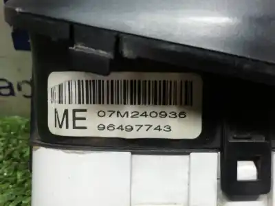 Second-hand car spare part multifunction display for chevrolet matiz se oem iam references 96497743  96497743