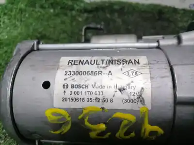 Peça sobressalente para automóvel em segunda mão motor de arranque por renault kadjar bose edition referências oem iam 0001170633  233000686r
