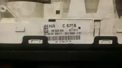Peça sobressalente para automóvel em segunda mão comando de sofagem (chauffage / ar condicionado) por opel meriva cosmo referências oem iam 93329465  