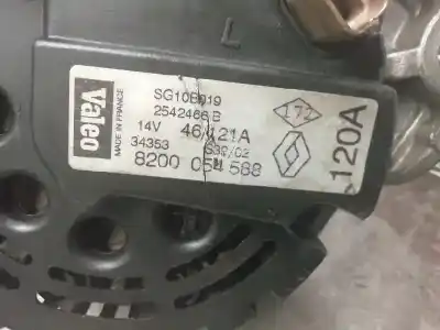 Автозапчастина б/у генератор для otras marcas megane i scenic (ja0) 1.9 d rn посилання на oem iam 8200054588  8200054588