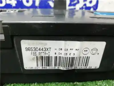 Pezzo di ricambio per auto di seconda mano controllo climatico per peugeot 1007 1.4 riferimenti oem iam 96530443xt  96530443xt