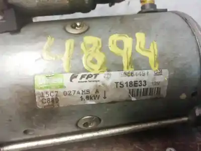 Peça sobressalente para automóvel em segunda mão motor de arranque por opel corsa d ´´111 years´´ referências oem iam   ts18e33