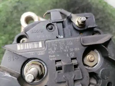 Pezzo di ricambio per auto di seconda mano alternatore per fiat stilo (192) 1.4 16v feel (04.2006->) riferimenti oem iam 46813061  0124325058