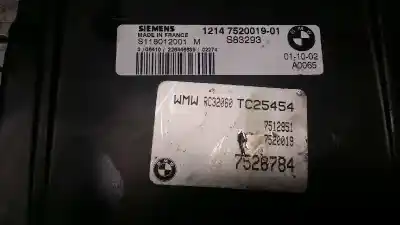Peça sobressalente para automóvel em segunda mão centralina de motor uce por bmw serie 1 berlina (e81/e87) 118i referências oem iam 12147520019