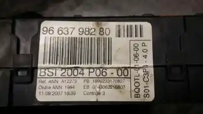 Tweedehands auto-onderdeel relais/zekeringenkastje voor peugeot 207 confort oem iam-referenties 9663798280