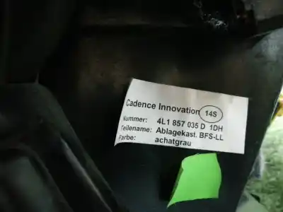 Автозапчасти б/у бардачок за audi q7 (4l) 3.0 v6 24v tdi ссылки oem iam 4l1857035d  4l1857035d