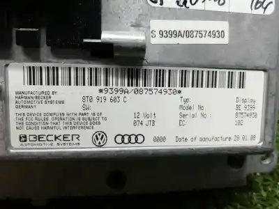 Автозапчасти б/у многофункциональный дисплей за audi q7 (4l) 3.0 v6 24v tdi ссылки oem iam   8t0919603c