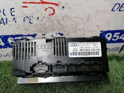 Second-hand car spare part climate control for audi a4 berlina (8e) 2.0 fsi oem iam references 8e0820043aa  8e0820043aa