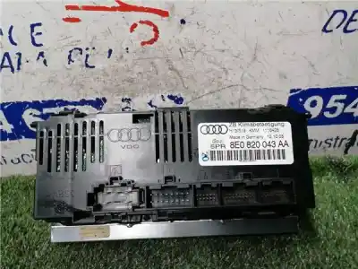 Pezzo di ricambio per auto di seconda mano controllo climatico per audi a4 berlina (8e) 2.0 16v fsi riferimenti oem iam 8e0820043aa  8e0820043aa