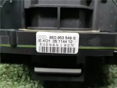 Second-hand car spare part multifunction switch for audi a4 berlina (8e) 2.0 16v fsi oem iam references 4e0953503c  8e0953549s
