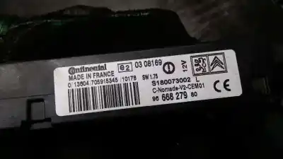 Second-hand car spare part electronic module for citroen c3 business oem iam references 9666827980  
