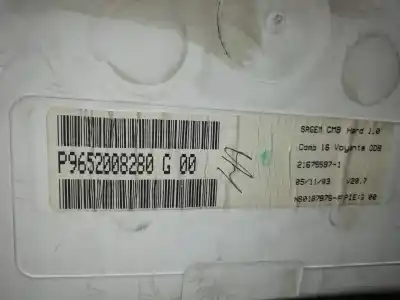 Second-hand car spare part dashboard for citroen c3 1.4 hdi cool oem iam references p9652008280  p9652008280