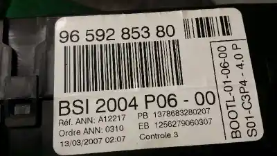 Peça sobressalente para automóvel em segunda mão caixa de fusíveis e relés por peugeot 207 urban referências oem iam 9659285380