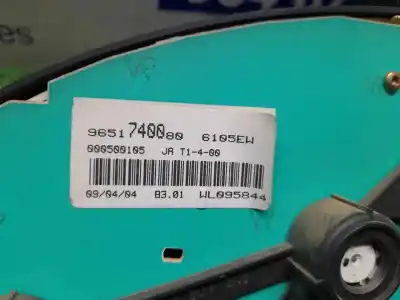 Peça sobressalente para automóvel em segunda mão quadrante por peugeot partner (s2) combi plus referências oem iam 9651740080  9651740080