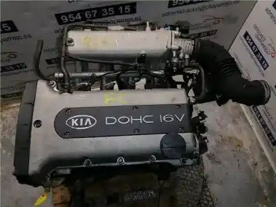 Second-hand car spare part complete engine for kia carens i (fc) 1.8 i oem iam references   