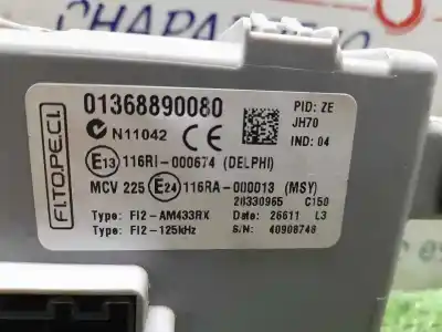 Second-hand car spare part fuse box unit for citroen nemo attraction oem iam references 28330965  01368890080