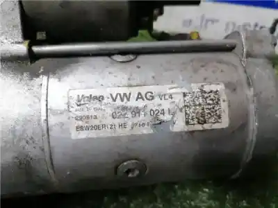 Second-hand car spare part starter motor for seat leon (5f1) 1.6 tdi oem iam references 02z911024l  02z911024l