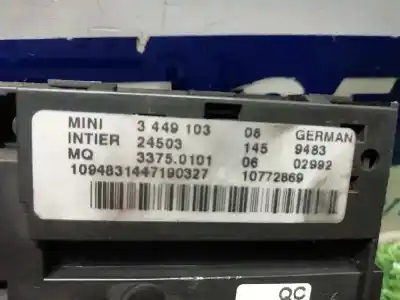 Автозапчасти б/у переключатель стартера за mini mini (r56) one ссылки oem iam 3449103  3449103