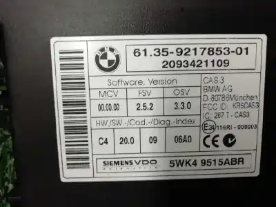 Автозапчастина б/у електронний модуль для mini mini (r56) one посилання на oem iam 921785301  921785301